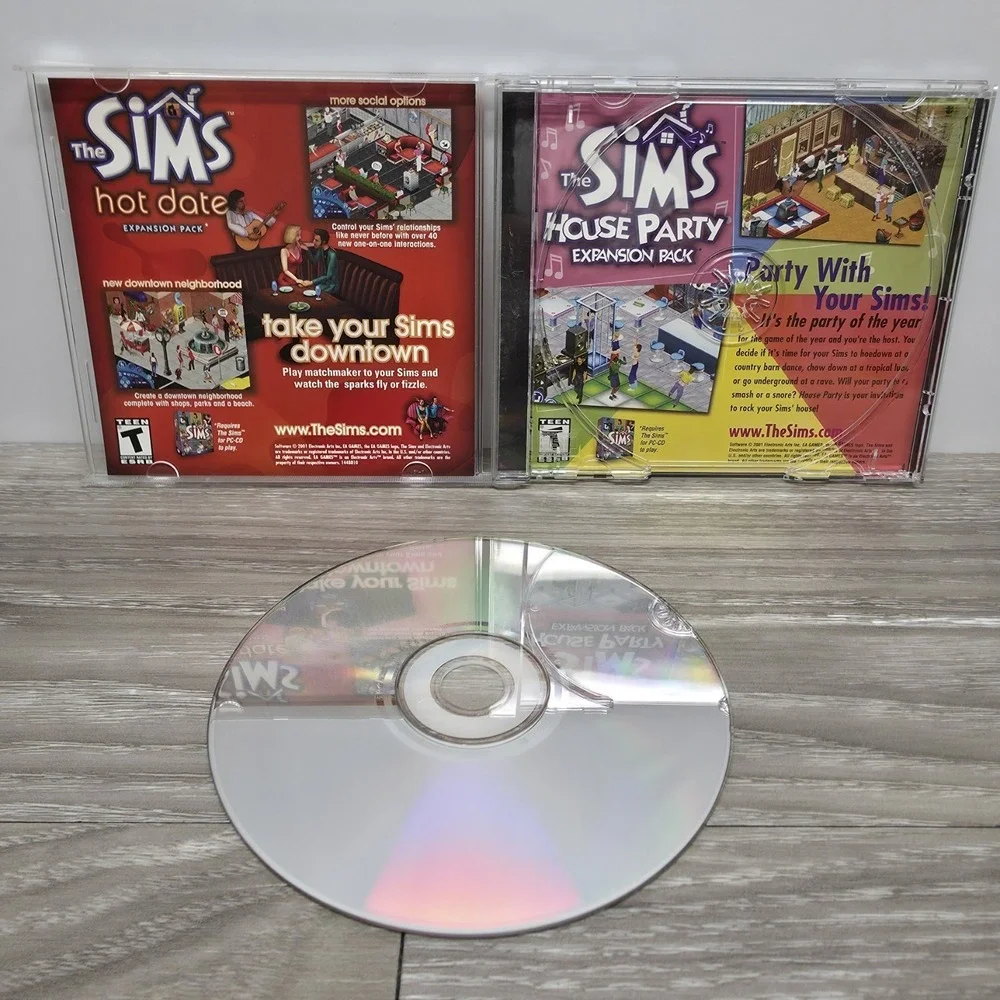 The Sims Vacation Expansion Pack PC‎ CD-Rom 2000 Video Game EA